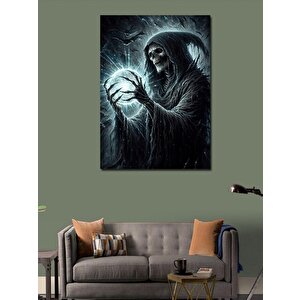 Kanvas Tablo Büyücü İskelet 50x70 cm