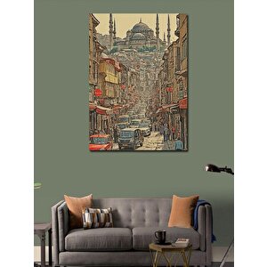 Kanvas Tablo İstanbul Temalı 50x70 cm