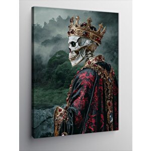 Kanvas Tablo Kral İskelet 50x70 cm