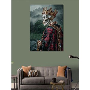 Kanvas Tablo Kral İskelet 50x70 cm