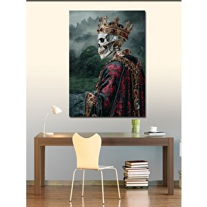 Kanvas Tablo Kral İskelet 70x100 cm