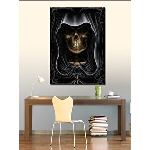 Kanvas Tablo Azrail İskelet 70x100 cm