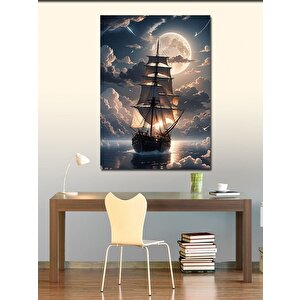 Kanvas Tablo Yelkenli Gemi 70x100 cm