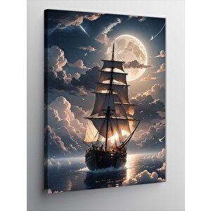 Kanvas Tablo Yelkenli Gemi 50x70 cm