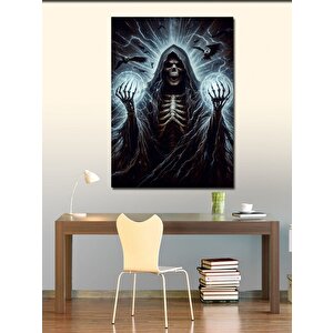 Kanvas Tablo Büyücü İskelet 100x140 cm