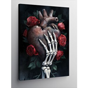 Kanvas Tablo Kalp Ve İskelet 100x140 cm