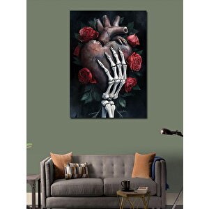 Kanvas Tablo Kalp Ve İskelet 100x140 cm