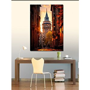 Kanvas Tablo İstanbul Galata Kulesi 100x140 cm