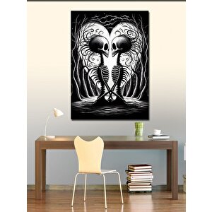 Kanvas Tablo İskelet Çift 100x140 cm