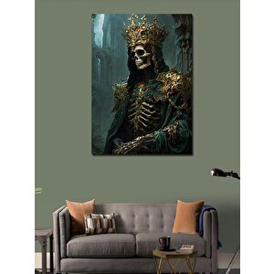 Kanvas Tablo Kral İskelet 50x70 cm