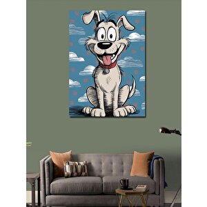Kanvas Tablo Sevimli Köpek 100x140 cm