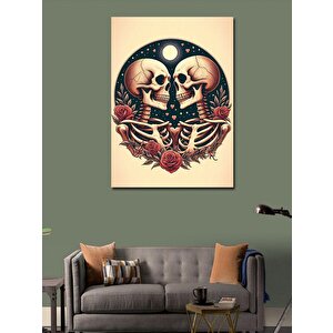 Kanvas Tablo İskelet Çift 70x100 cm