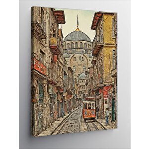 Kanvas Tablo İstanbul Temalı 70x100 cm