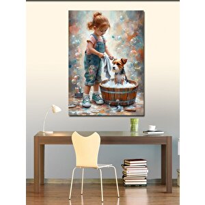 Kanvas Tablo Dahi İskelet 50x70 cm