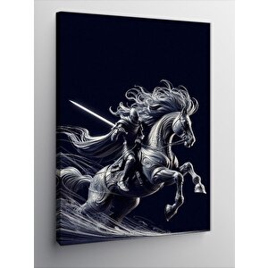 Kanvas Tablo Kara Şövalye 50x70 cm