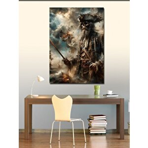 Kanvas Tablo Korsan İskelet 50x70 cm