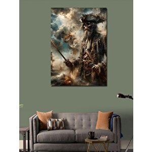 Kanvas Tablo Korsan İskelet 50x70 cm