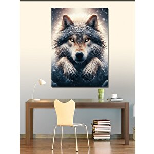Kanvas Tablo Bozkurt 70x100 cm