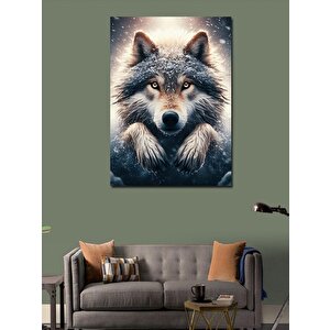 Kanvas Tablo Bozkurt 70x100 cm