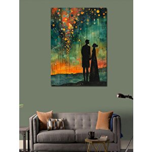 Kanvas Tablo El Ele Tutuşan Çift 50x70 cm