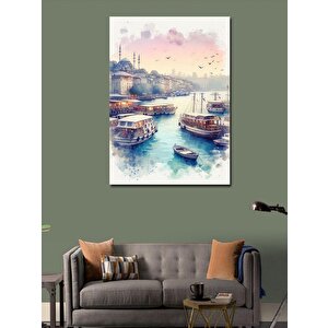 Kanvas Tablo İstanbul Temalı 100x140 cm