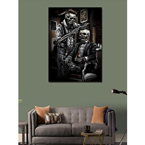Kanvas Tablo Berber İskelet 70x100 cm