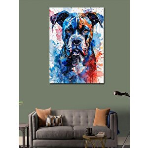 Kanvas Tablo Renkli Köpek 70x100 cm