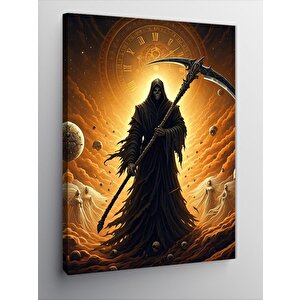 Kanvas Tablo Azrail İskelet 50x70 cm