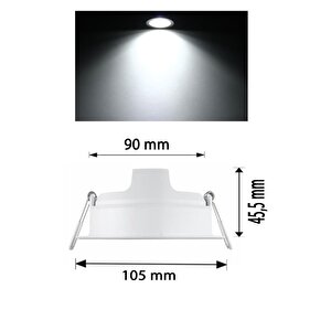 Philips Meson 5-5,5w 65k Led Panel Beyaz