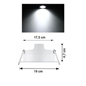 Philips Meson 20w Led Panel 6500k Beyaz 17,5 Cm Mağaza Spot Armatür