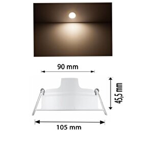 Philips Meson 5w Led Panel Günışığı 4000k Delik Çapı : 9 Cm