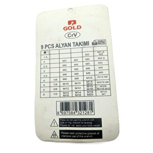 Gold 9 Parça Crv Alyan Takımı