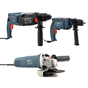 Üçlü Set Kablolu (2-28 Hilti+115mm Spral+13mm Vidalama)