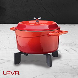 Lava Döküm Kare Nihale Çap(ø)24cm.