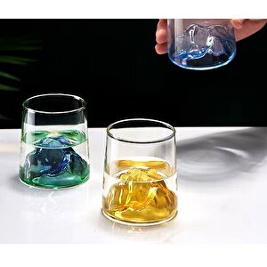Li̇vava Buzdaği Cam Bardak, Sari, 8x7 Sarı