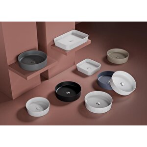 Lp145 Loop Masa Üstü Çanak Lavabo Antrasit Mat 45cm
