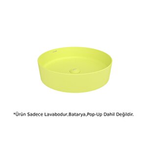 Loop Masa Üstü Çanak Lavabo Neon 45cm