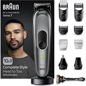Series 7 Mgk7420 Hepsi Bir Arada Şekillendirme Seti, 10’u 1 Arada Erkek Bakım Kiti