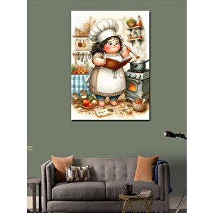 Kanvas Tablo Aşçı Kadın 50x70 cm