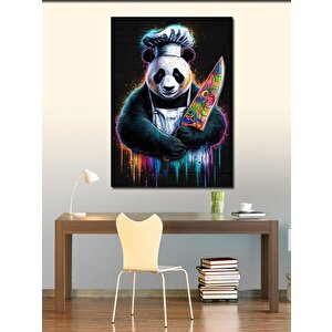 Kanvas Tablo Aşçı Panda 100x140 cm