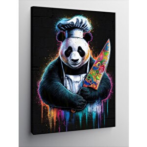 Kanvas Tablo Aşçı Panda 50x70 cm