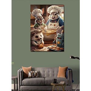 Kanvas Tablo Aşçılar 50x70 cm