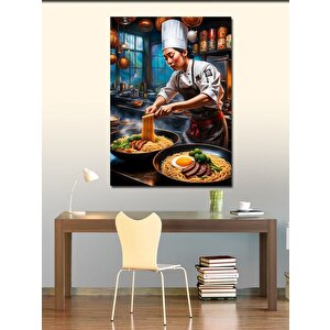 Kanvas Tablo Aşçı  Kadın 50x70 cm