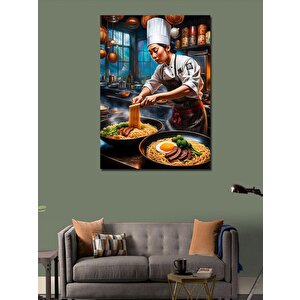 Kanvas Tablo Aşçı  Kadın 50x70 cm