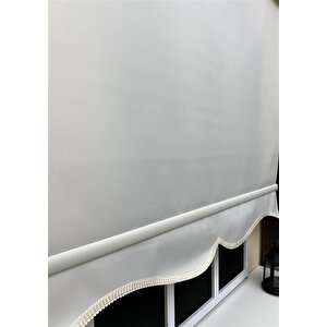 Düz Ekru Stor Perde Alüminyum Kasa Stb--5301 180x260 cm