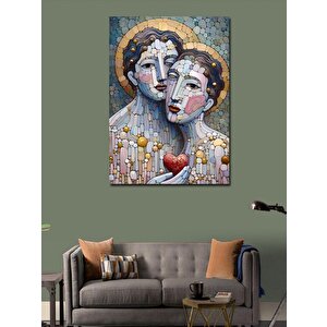 Kanvas Tablo Soyut Aşk 100x140 cm