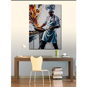 Kanvas Tablo Aşçı Adam 70x100 cm