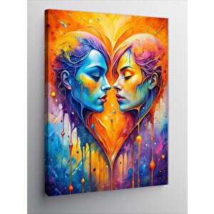 Kanvas Tablo Aşk Temalı 50x70 cm
