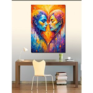 Kanvas Tablo Aşk Temalı 50x70 cm