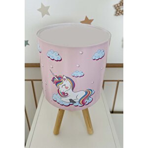 Buluttaki Unicorn Çocuk Odası Abajur
